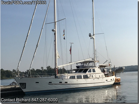 63'  1983 Cheoy Lee 63 Pilothouse Motorsailer