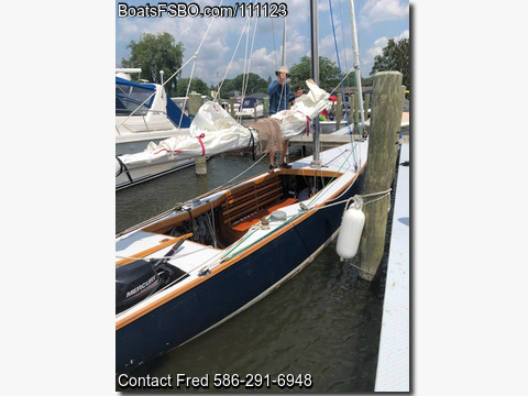 37'  1947 Custom Built Wooden Sailboat 6 Metre