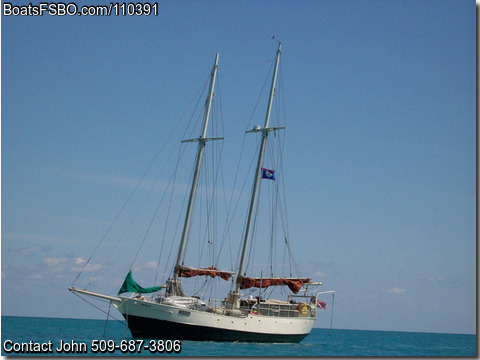 40'  1984 Custom Gaff Rigged Schooner