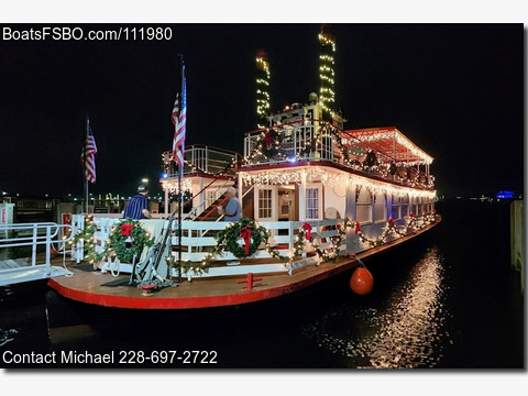 65'  1989 Custom Sternwheel Paddlewheel