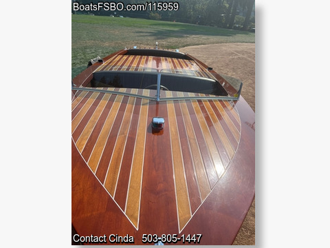 16'  1960 De Fir Mahogany Ray De Fir Custom Built Runabout BoatsFSBOgo
