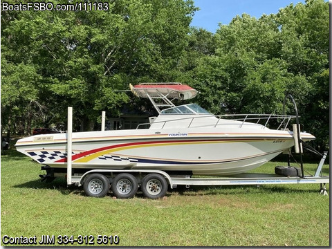 29'  2001 Fountain Sportfish Cruiser IO