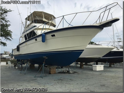 42'  1986 Hatteras 41 Convertible BoatsFSBOgo