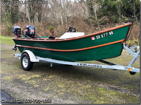 16'  1985 Home Built FLAT BOTTOM WOODEN DRIFT DORY