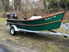 Home Built FLAT BOTTOM WOODEN DRIFT DORY Seaside Oregon