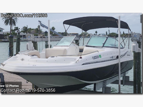 21'  2014 Hurricane Sun Deck 217 OB