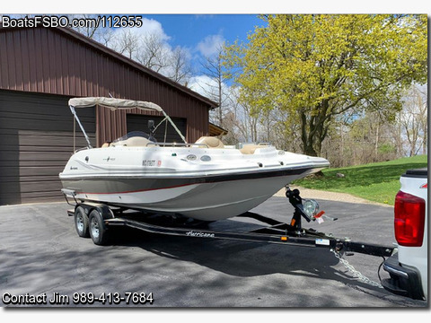 20'  2015 Hurricane Sun Deck 202 Sport IO