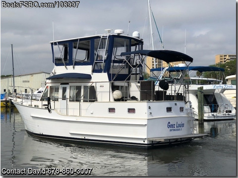 36'  2001 Island Gypsy 36 Sundeck Trawler