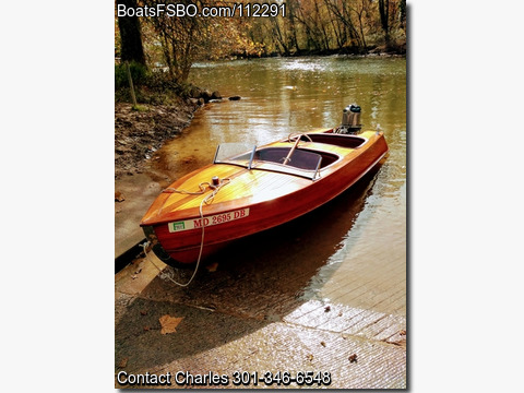 14'  1954 Larson Deluxe Speed Runabout