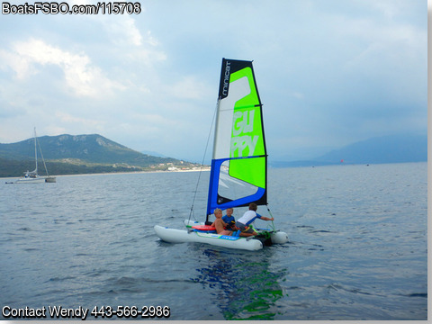 12' 2024 Mini Cat Inflatable Sailing Catamaran BoatsFSBOgo