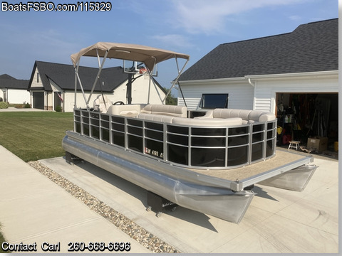 20' 1996 Newly Remodeled 20' Pontoon Riviera Cruiser BoatsFSBOgo