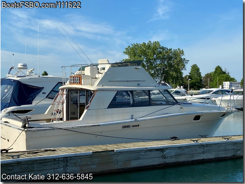 34'  1981 Silverton Flybridge Convertible